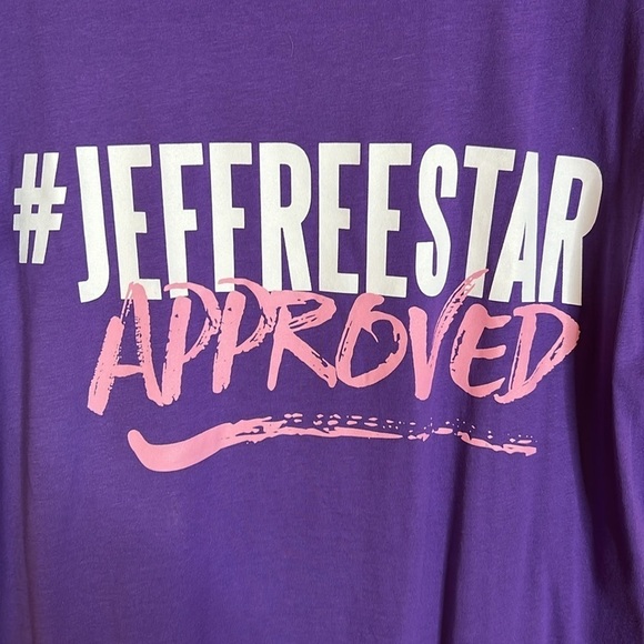 Jeffree Star Purple #JEFFREESTAR APPROVED Made in the USA Size Large NWOT - Picture 2 of 4